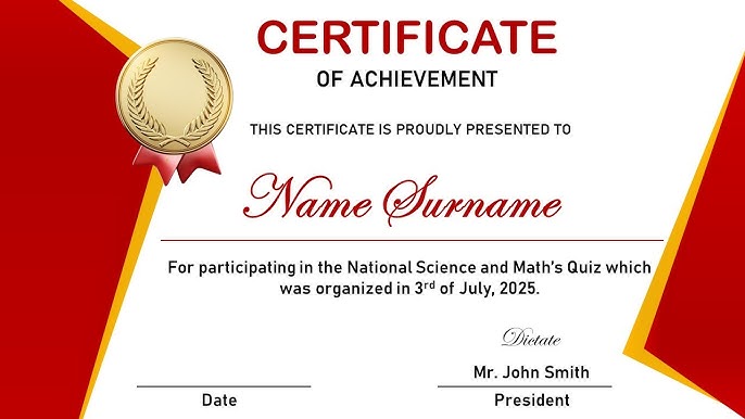 IEC Certificate