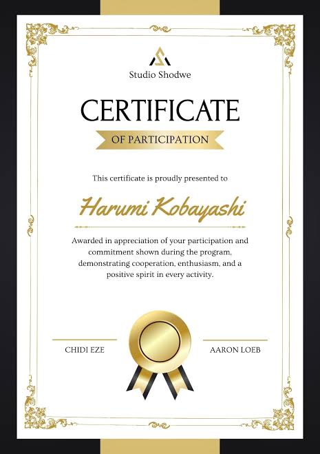 Food License Certificate